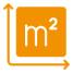 Ícone m² total